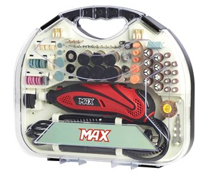 Slipemaskin - Max Mini Grinder 135W 210 Pcs Acc. - 10660