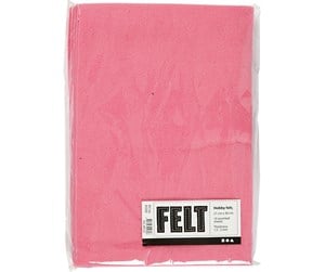 Arts & Crafts - Tilbehør - Creativ Company Hobby Felt Pink A4 10 Sheets - 45505