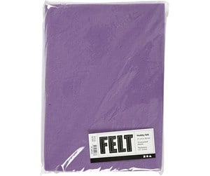 Arts & Crafts - Tilbehør - Creativ Company Hobby Felt Light Purple A4 10 Sheets - 45509