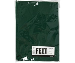 Arts & Crafts - Tilbehør - Creativ Company Hobby Felt Dark Green A4 10 Sheets - 45515