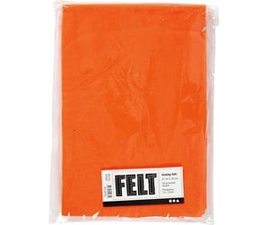 Arts & Crafts - Tilbehør - Creativ Company Hobby Felt Orange A4 10 Sheets - 45503