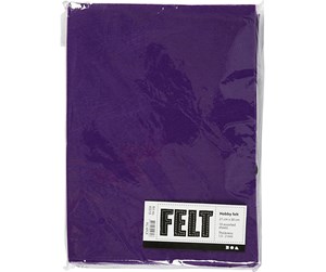 Arts & Crafts - Tilbehør - Creativ Company Craft felt Purple A4 10 sheets - 45510