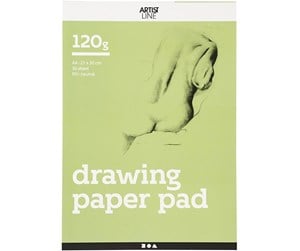 Hobbyartikler - Creativ Company Drawing Pad White A4 120gr 30 Sheets - 22104