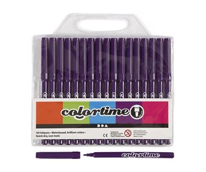 Hobbyartikler - Creativ Company Purple markers 18st. - 373532