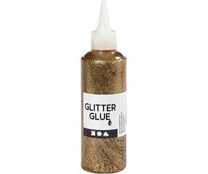 Kreative leker - Creativ Company Glitter glue Gold 118ml - 31821