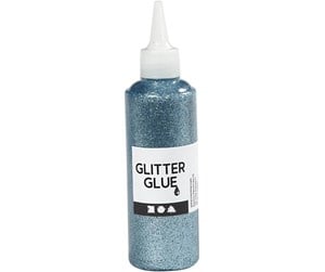 Kreative leker - Creativ Company Glitter glue Light blue 118ml - 31826