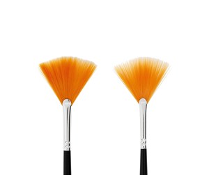 Hobbyartikler - Creativ Company Gold Line fan brushes 2pcs. - 100279