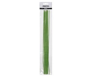 Arts & Crafts - Tilbehør - Creativ Company Flower stem wire Green 2 mm 20pcs. - 610351