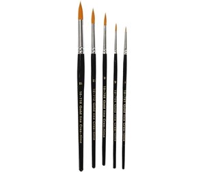 Hobbyartikler - Creativ Company Gold Line - Brushes (No. 1 + 18) - 100265