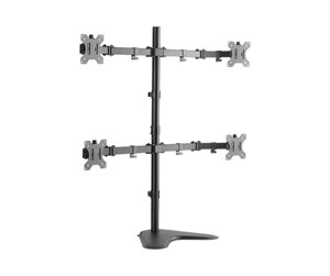 Skjermholder - LogiLink Quad monitor stand 13–32" steel arm length: each 460 mm - BP0046