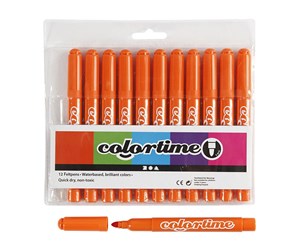 Hobbyartikler - Creativ Company Orange Jumbo markers 12st. - 37338