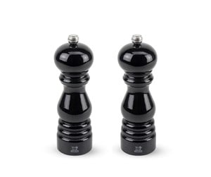 Kjøkkentilbehør - Peugeot Salt- & pepper grinder set Paris 18 cm Black Beech - 15924