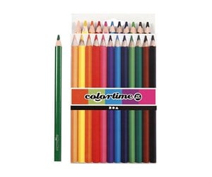 Hobbyartikler - Creativ Company Colortime Colorpencils 12 pcs. - 38081