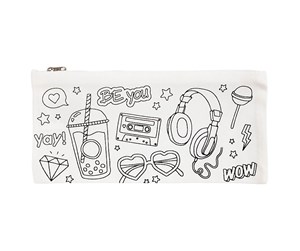 Skoleutstyr - Creativ Company Pencil case White - 499907