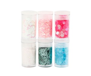 Hobbyartikler - Creativ Company Glitters and Sequins 6x5 grams - 28480