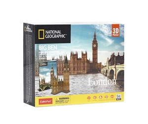 Puslespill - Cubic Fun PUSLESPILL - BIG BEN 3D 94 PCS 3D Puslespill - 200992