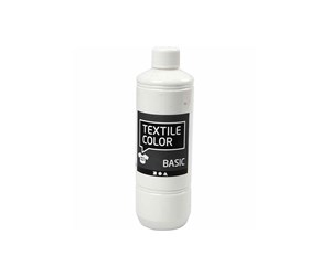 Arts & Crafts - Tilbehør - Creativ Company Textile paint - White 500ml - 34154