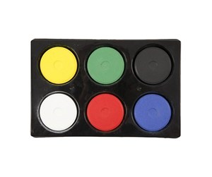 Hobbyartikler - Creativ Company Large refill blocks Watercolor in palette 6pcs. - 34576