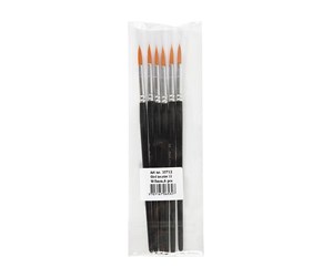 Hobbyartikler - Creativ Company Round brushes - Nr. 12 6st. - 10712