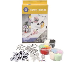 Hobbyartikler - Creative Company Silk Clay - Funny Friends (100680) - 100680