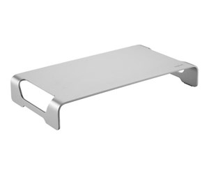 Veggmontering, AV-braketter & AV-møbler - LogiLink Tabletop monitor riser aluminum 400 mm long 20 kg - BP0033