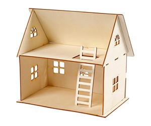 Treleker - Creativ Company DIY Wooden Dollhouse - 57879