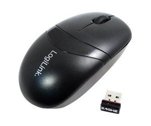 Mus - LogiLink Mouse optical wireless 2.4 GHz with 3 Button black - Mus - Optisk - 3 knapper - Svart - ID0069