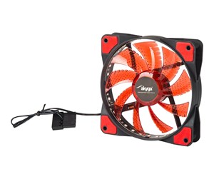 Kabinettvifte - Akyga AW-12E-BR - case fan - Kabinettvifte - 120mm - Rød - AW-12E-BR