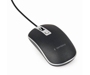 Mus - Gembird Wired optical mouse 4B-06 - Mus - Optisk - 4 - Sølv - MUS-4B-06-BS