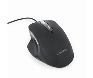 Mus - Gembird Wired optical mouse 6B-02 - Mus - Optisk - 6 - Svart - MUS-6B-02