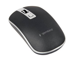 Mus - Gembird MUSW-4B-06-BG - mouse - 2.4 GHz - black / gold - Mus - Optisk - 4 - Gull - MUSW-4B-06-BG