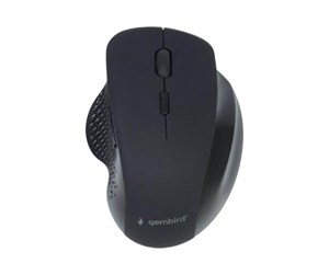 Mus - Gembird MUSW-6B-02 - mouse - 2.4 GHz - black - Mus - Optisk - 6 - Svart - MUSW-6B-02