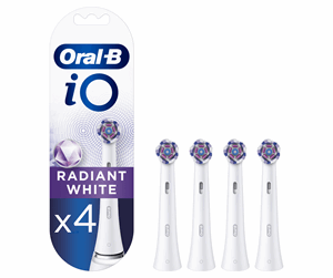 Elektrisk tannbørste - Oral-B Børstehoder iO Radiant White børstehoder, 4 stk. - 4210201420330