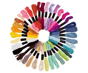 Garn & Tilbehør - Creativ Company Embroidery thread 42 colors - 41279