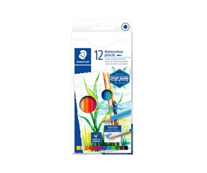 Skrive- & Tegneverktøy - Staedtler Coloured pencil aqu 12pcs 100% PEFC - 14610C C12