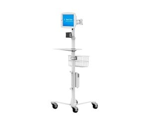 Skjermholder - Compulocks Galaxy Tab A8 10.5-inch Medical Rolling Cart With Galaxy Medical Articulating arm Rolling Cart - MCRSTDEXW105GA8SW