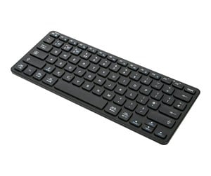 Tastatur - Targus - keyboard - compact multi-device antimicrobial - QWERTY - UK - black - B2B - Tastatur - Engelsk - Storbritannia - Svart - AKB862UK