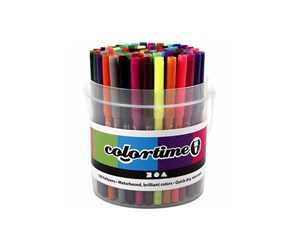 Hobbyartikler - Creativ Company Bucket with 100 pens 18 colors - 373543