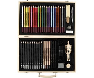 Hobbyartikler - Creativ Company Sketch & Drawing Set - 34299