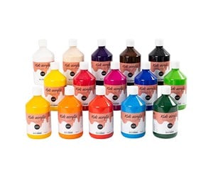 Hobbyartikler - Creativ Company A-Color - Acrylic Paint - Glossy - 15 x 500ml - 32000