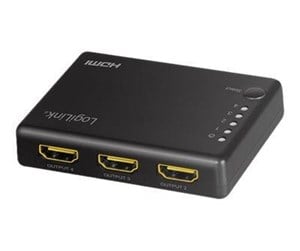 Videosplitter - LogiLink HDMI splitter 1x4-Port 4K/30 Hz HDCP CEC slim - HD0036