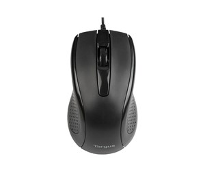 Mus - Targus Full-Size - mouse - antimicrobial - USB - black - Mus - Optisk - Svart - AMU81AMGL