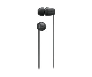 Hodetelefoner - Sony WI-C100 - earphones with mic - Black - WIC100B.CE7