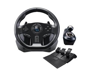 Spill - Tilbehør - Subsonic Superdrive GS 850-X Steering Wheel - Steering wheel & Pedal set - Sony PlayStation 4 - SA5627-NG