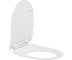 Toaletter, toalettseter, bidéer og reservedeler - Pressalit Care toilet seat with softclose white - R395011-DG9999