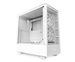 Kabinett - NZXT H5 Elite Matte White - Kabinett - Miditower - Hvit - CC-H51EW-01