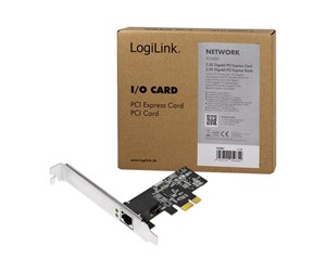 Nettverksadapter - LogiLink 2.5 Gigabit PCI Express network card - PC0087