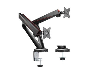 Skjermholder - LogiLink Dual monitor mount 17–32" gaming gas spring - BP0092