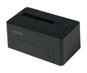 Harddisk - Tilbehør - LogiLink USB 3.0 Quickport 1-Bay for 2.5/3.5" SATA HDD/SSD - QP0026