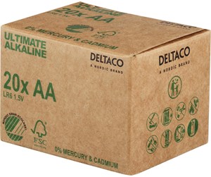 Batteri - Deltaco Ultimate - ULTB-LR6-20P